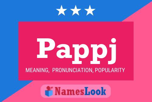 Pappj Name Poster