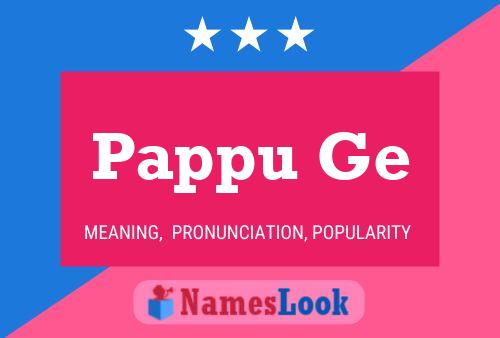 Pappu Ge Name Poster