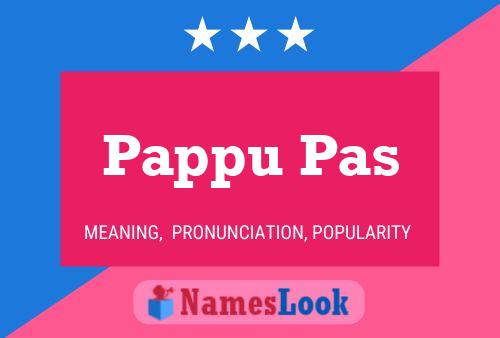 Pappu Pas Name Poster