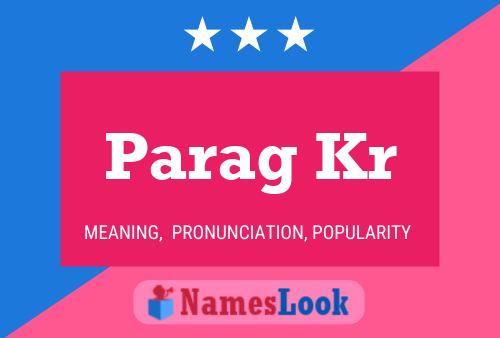 Parag Kr Name Poster