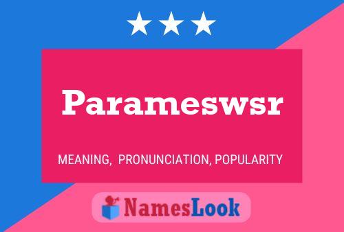 Parameswsr Name Poster