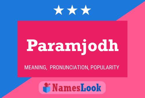 Paramjodh Name Poster