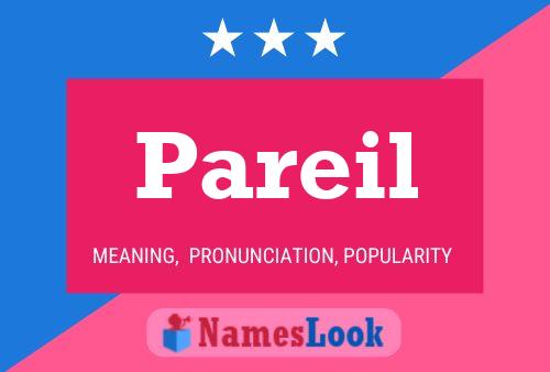 Pareil Name Poster