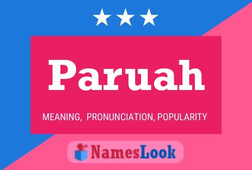 Paruah Name Poster