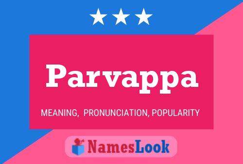 Parvappa Name Poster