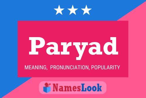 Paryad Name Poster