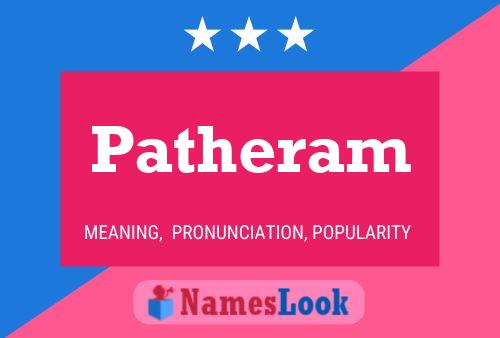 Patheram Name Poster