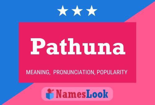 Pathuna Name Poster