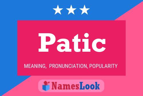 Patic Name Poster