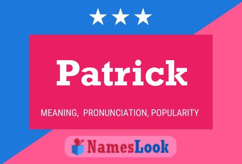 Patrick Name Poster