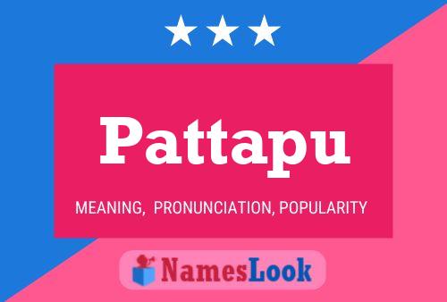 Pattapu Name Poster