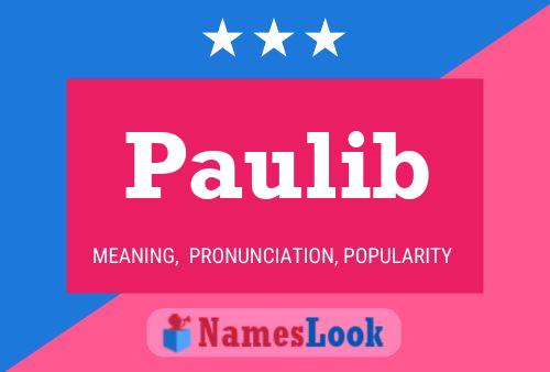 Paulib Name Poster