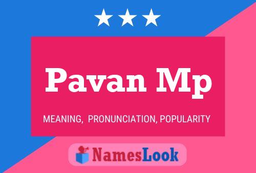 Pavan Mp Name Poster