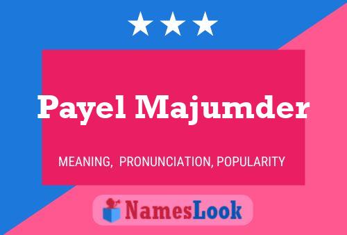 Payel Majumder Name Poster