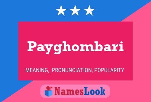 Payghombari Name Poster