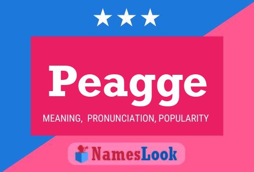 Peagge Name Poster