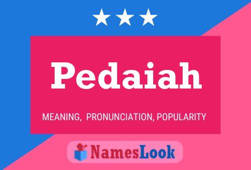 Pedaiah Name Poster