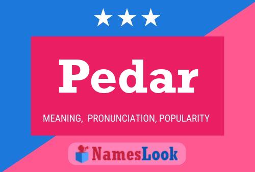 Pedar Name Poster