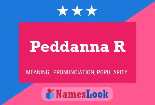 Peddanna R Name Poster