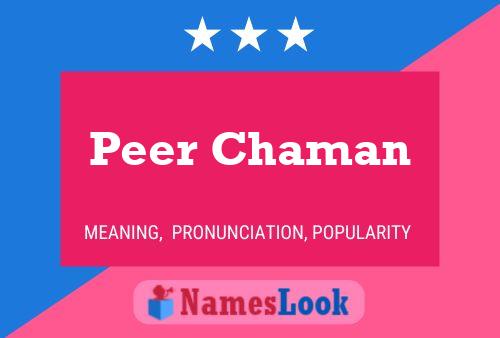 Peer Chaman Name Poster