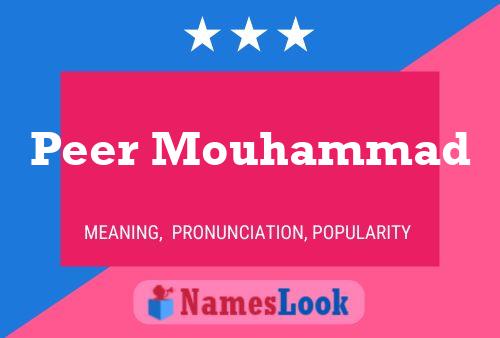 Peer Mouhammad Name Poster