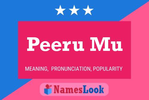 Peeru Mu Name Poster