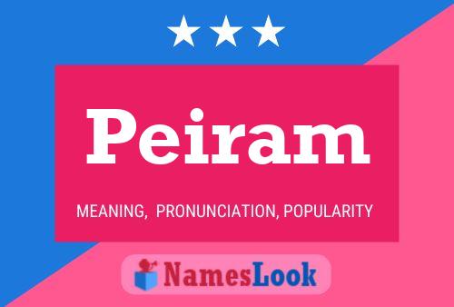 Peiram Name Poster