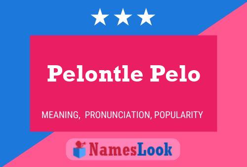 Pelontle Pelo Name Poster