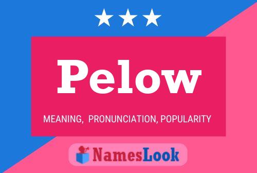 Pelow Name Poster