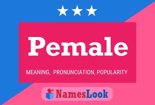 Pemale Name Poster