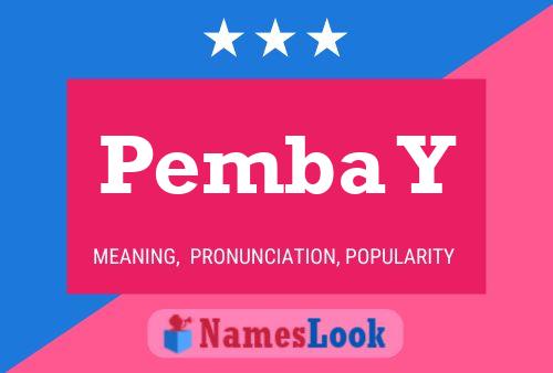 Pemba Y Name Poster