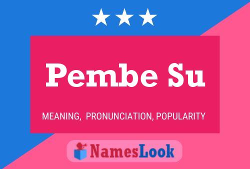 Pembe Su Name Poster