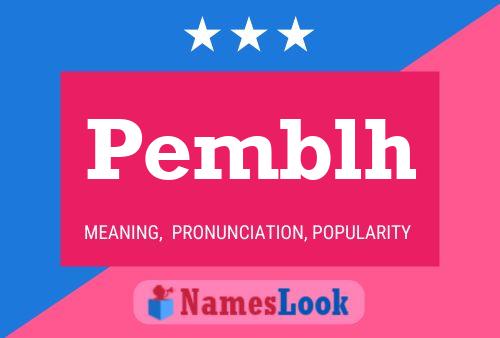 Pemblh Name Poster