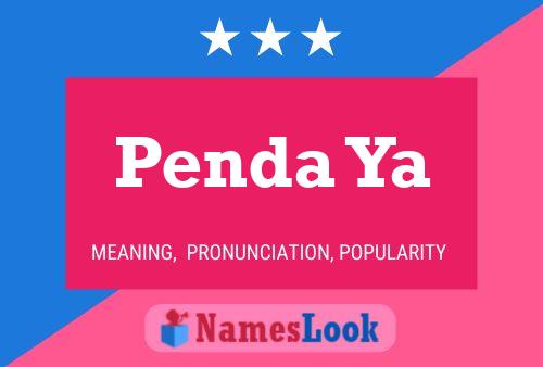 Penda Ya Name Poster