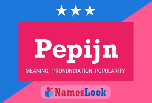 Pepijn Name Poster