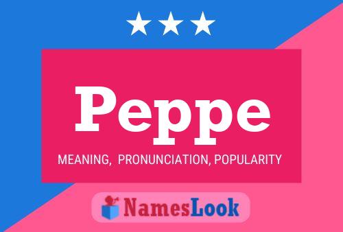 Peppe Name Poster