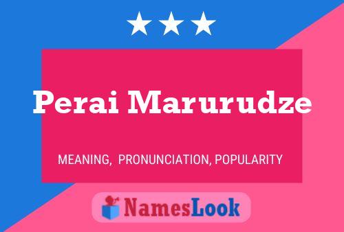 Perai Marurudze Name Poster