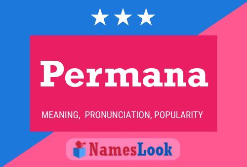 Permana Name Poster