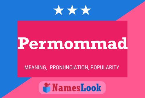 Permommad Name Poster