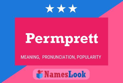 Permprett Name Poster