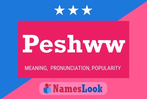 Peshww Name Poster