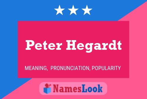 Peter Hegardt Name Poster