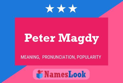 Peter Magdy Name Poster