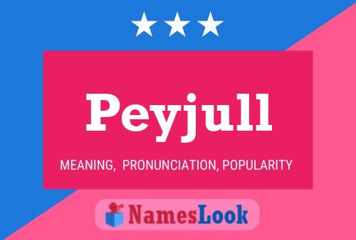 Peyjull Name Poster