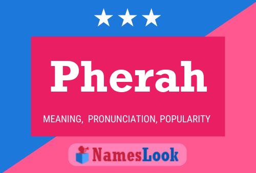 Pherah Name Poster