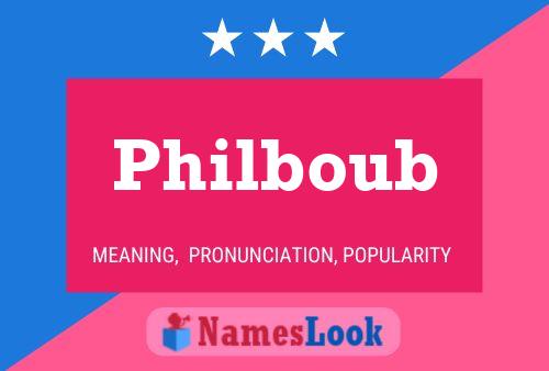 Philboub Name Poster