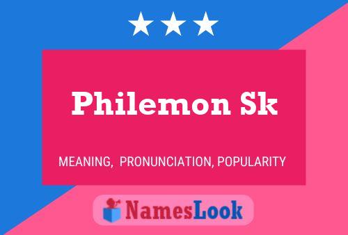 Philemon Sk Name Poster