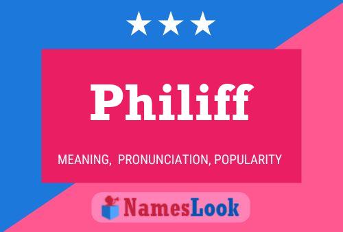 Philiff Name Poster