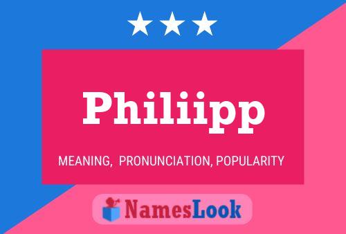 Philiipp Name Poster