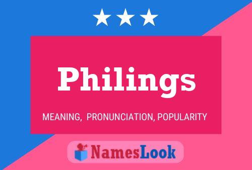 Philings Name Poster